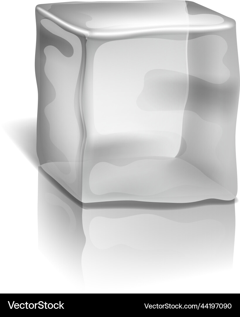Eis Form transparent gefrorenes Wasserglas Würfel Eis Form transparent gefrorenes Wasserglas Würfel Vektorbild