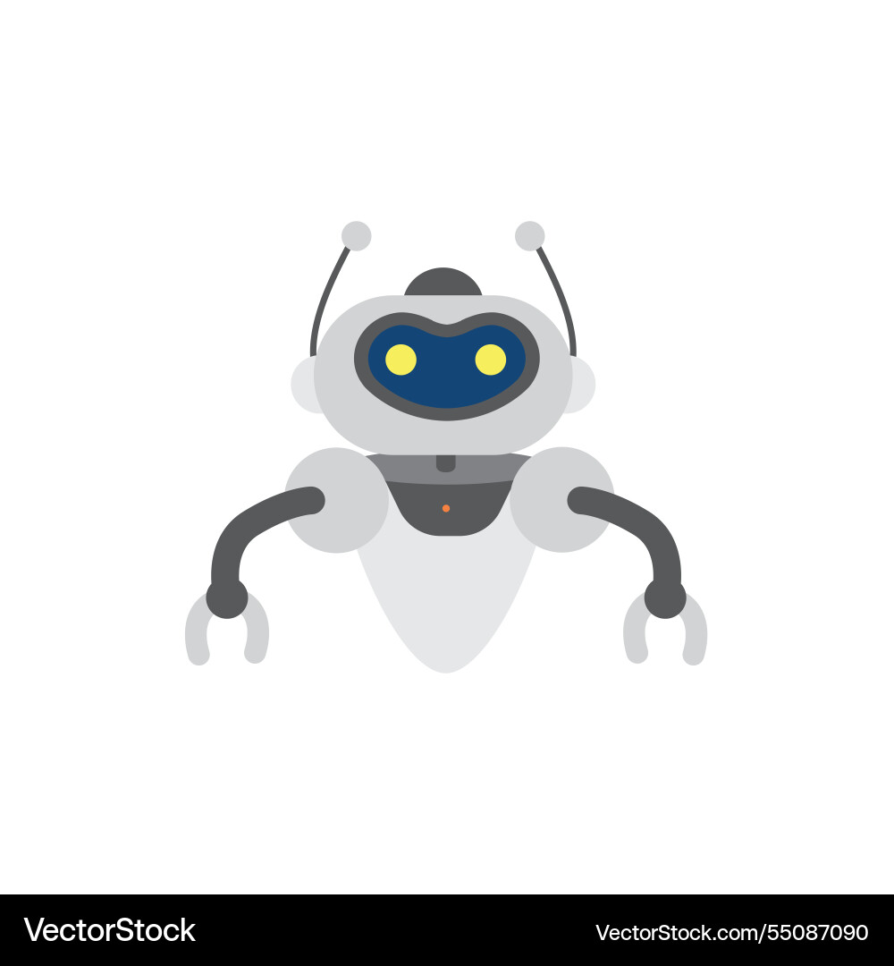 Robot chatbot ai in science and business Robot chatbot ai in science and business vector image