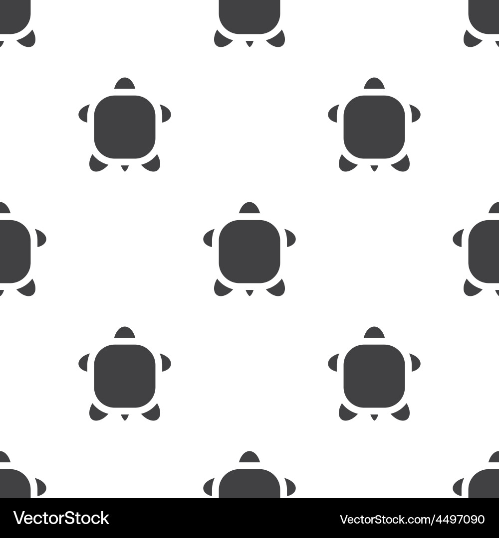 Turtle Seamless Pattern vector image