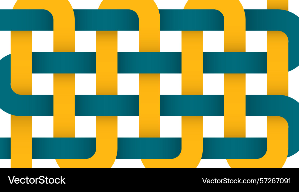 Abstract interlocking shapes background colorful Vector Image