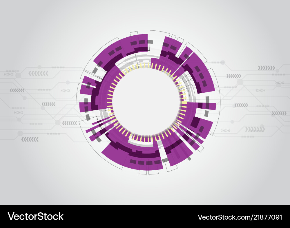 Abstract technology background with various Abstract technology background with various vector image
