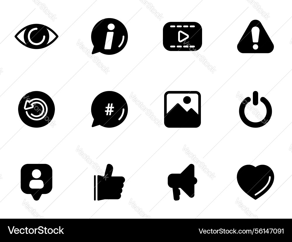 Flat on a theme symbols and notifications Flat on a theme symbols and notifications vector image