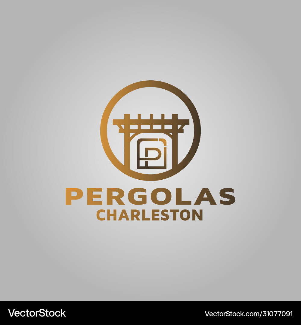 Luxury Pergola Logo (31077091) – Royalty-Free Vector | VectorStock, image size:1000x1080