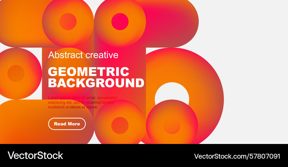Vibrant geometric shapes overlap creating dynamic Vibrant geometric shapes overlap creating dynamic Vector Image