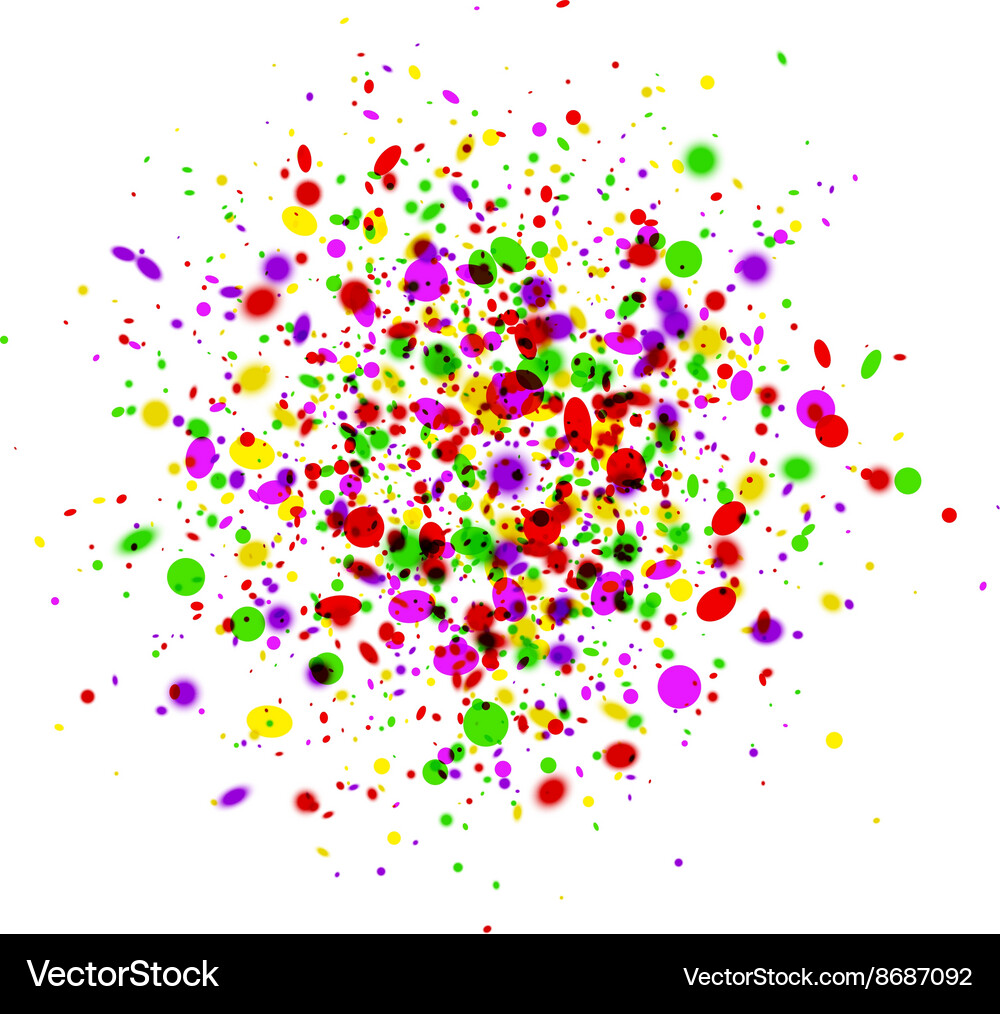 Background with color drops Vector Image
