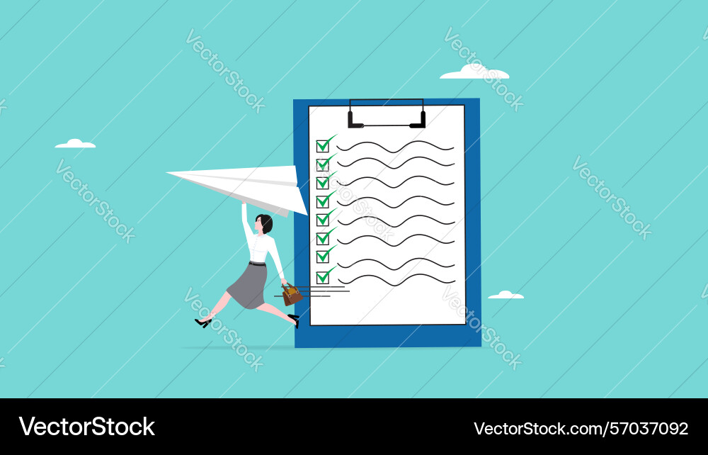 Sending document or completed tasks via email Sending document or completed tasks via email vector image