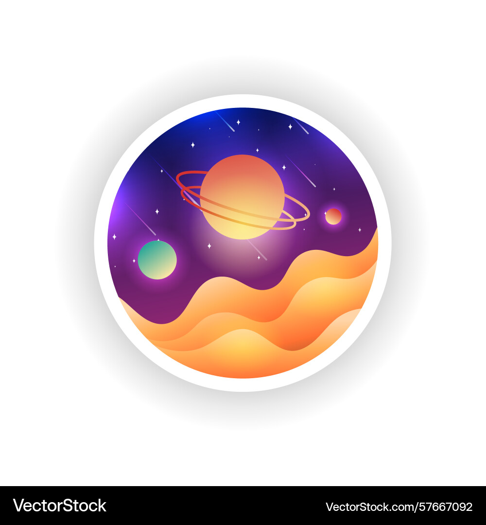 Square space background with abstract shapes Vector Image
