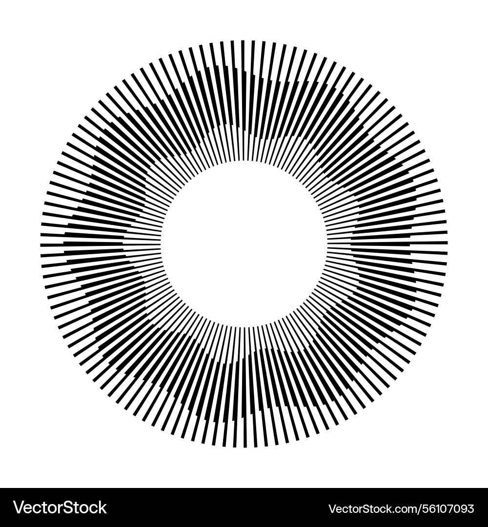 Circular frame round shape radial concentric Circular frame round shape radial concentric vector image