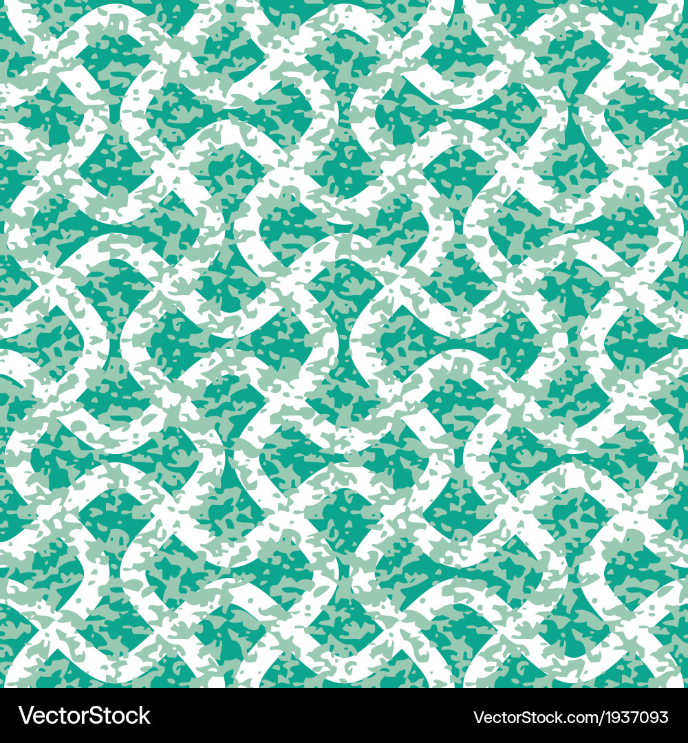 Interlocking distressed zigzag lines vector image