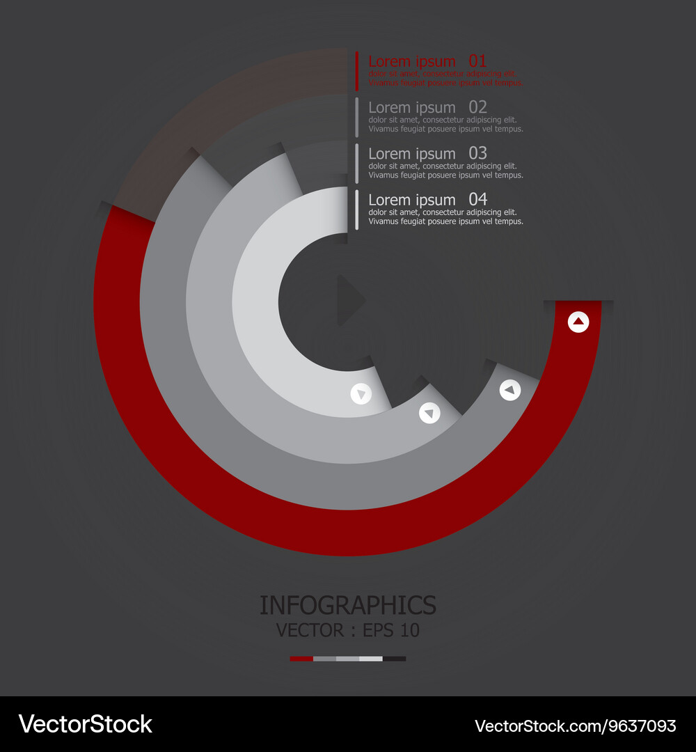 Modern curve design template Vector Image