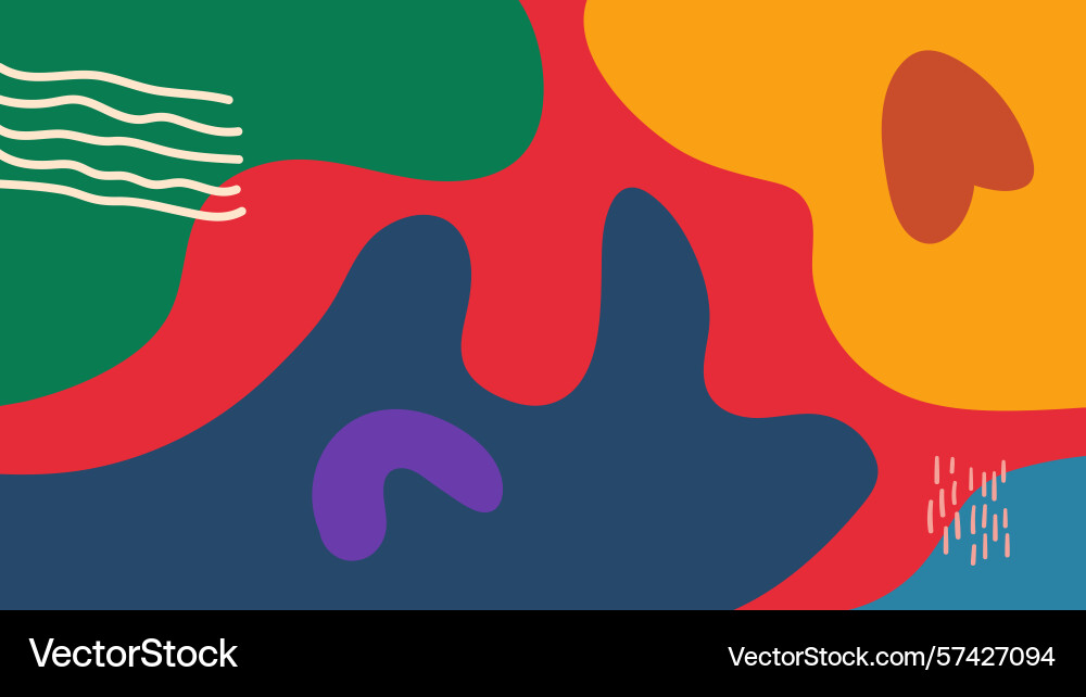 Abstract expressive color splash background Vector Image