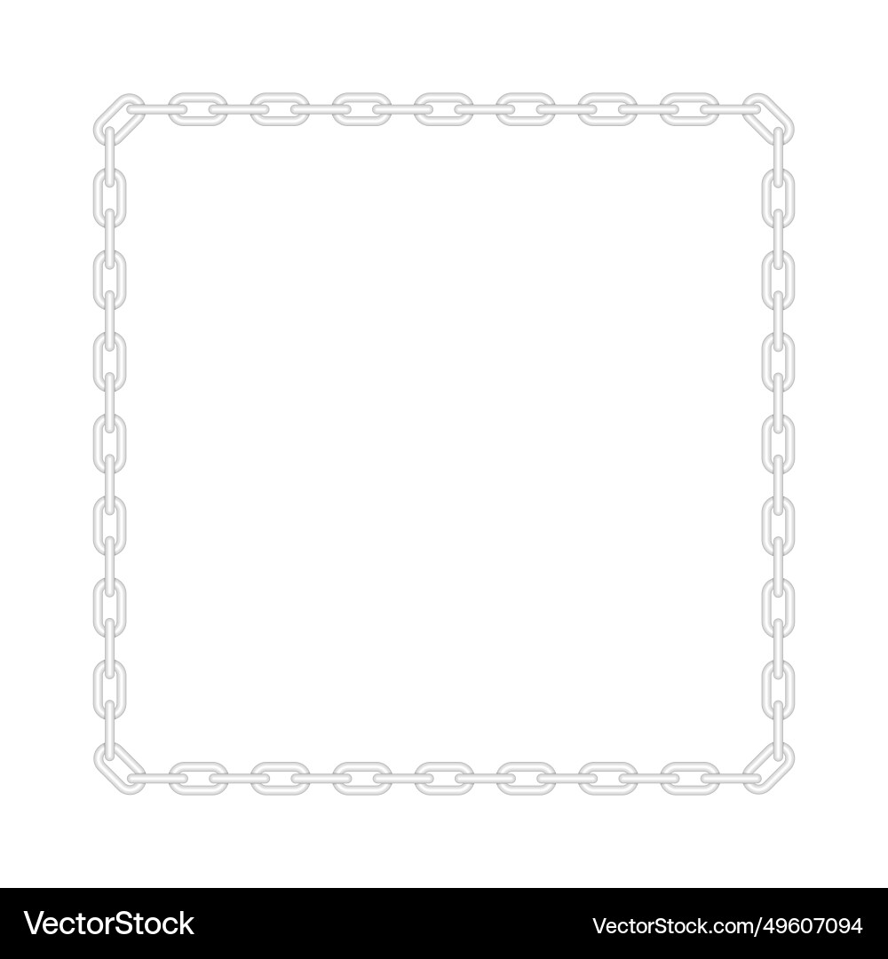 Black chain pattern Black chain pattern vector image