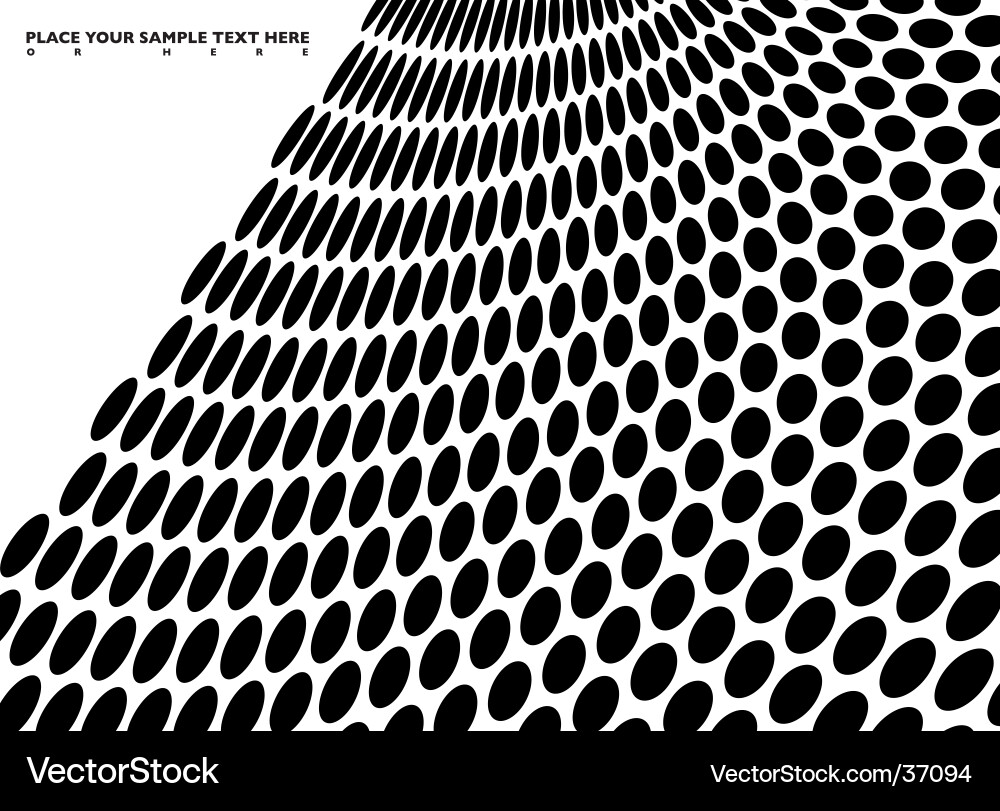 Negative Halftone Pattern Vector Image