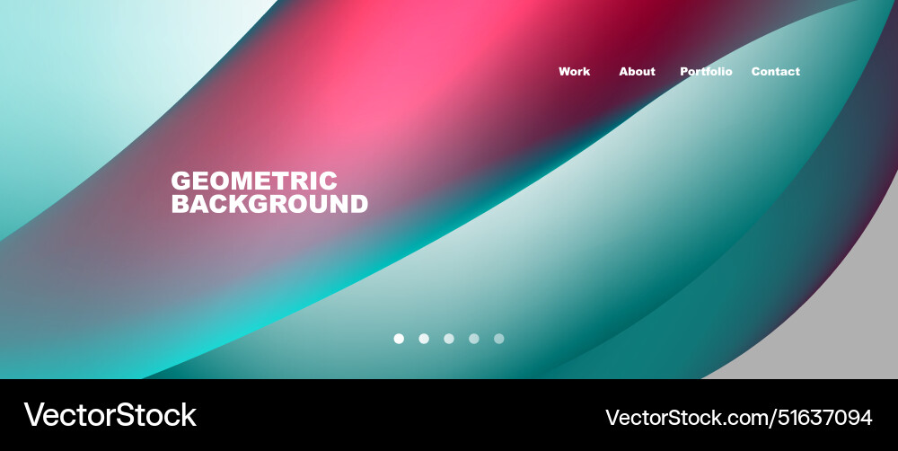 Web page design with geometric elements - circle Web page design with geometric elements - circle vector image