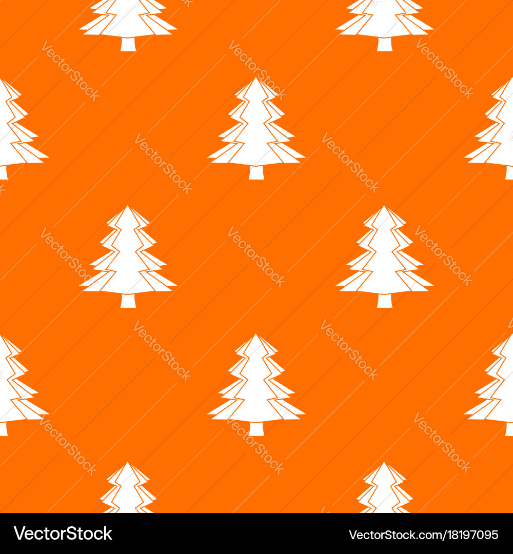 Fir tree pattern seamless Vector Image