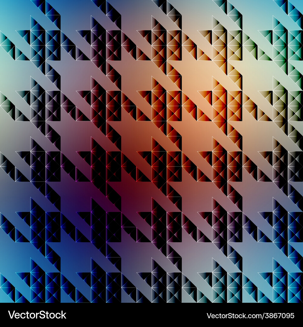 Hounds-tooth pattern on blurred background Vector Image