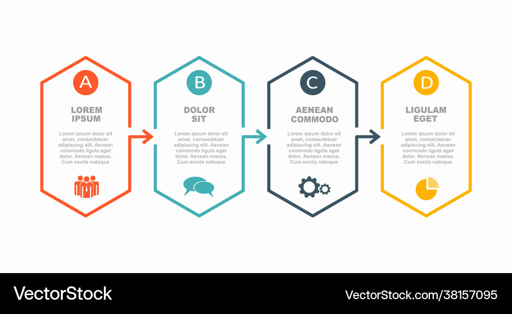 Infographic Template - Data Visualization Vector Image