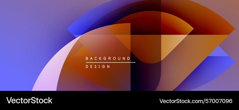 Abstract colorful design overlapping shapes Abstract colorful design overlapping shapes Vector Image
