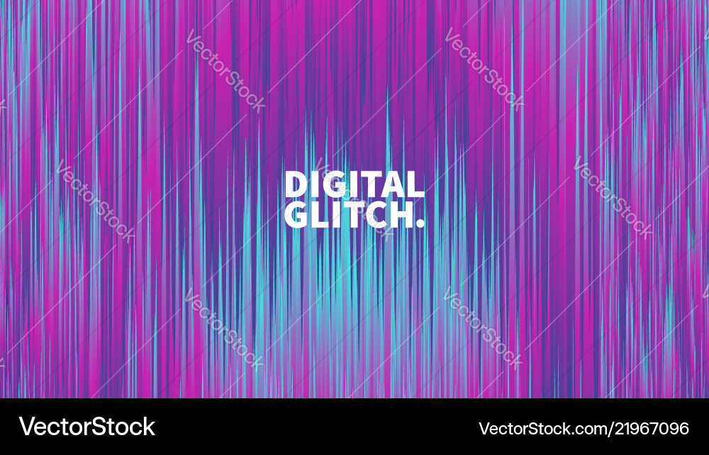 Digital glitch effect abstract background Digital glitch effect abstract background vector image