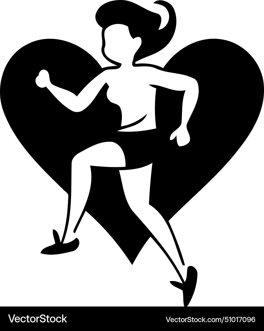 Running icon design template Vector Image