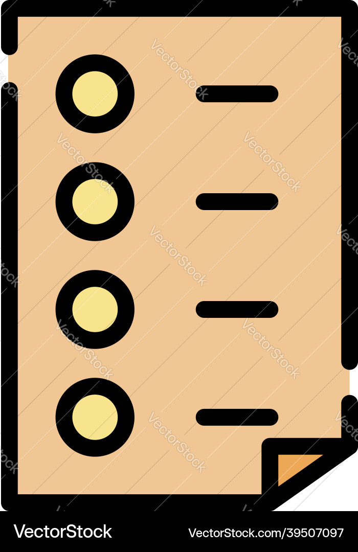 Custom form icon color outline Custom form icon color outline vector image