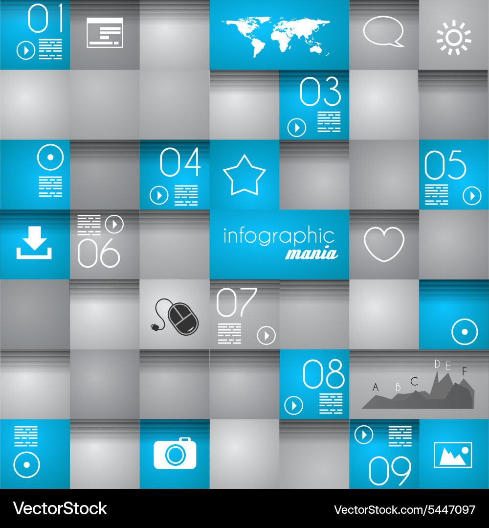 Infographic design template ideal to display Vector Image
