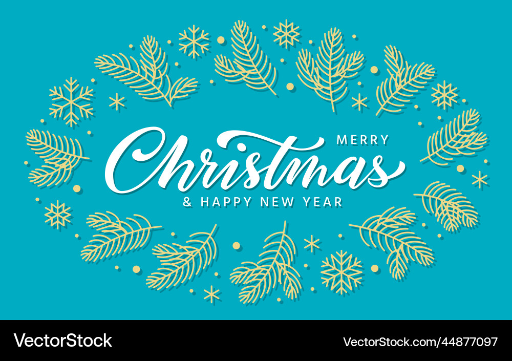 Merry Jahrkarte xmas Pinsel Schriftzug Merry Jahrkarte xmas Pinsel Schriftzug vektorbild