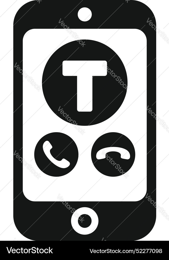 Smartphone showing taxi app interface with call Vector Image
