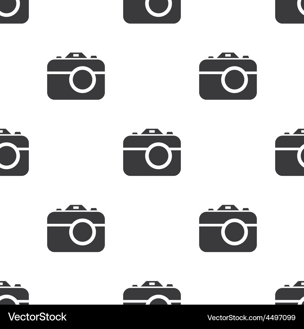 Camera Pattern - Seamless Texture Vector Image