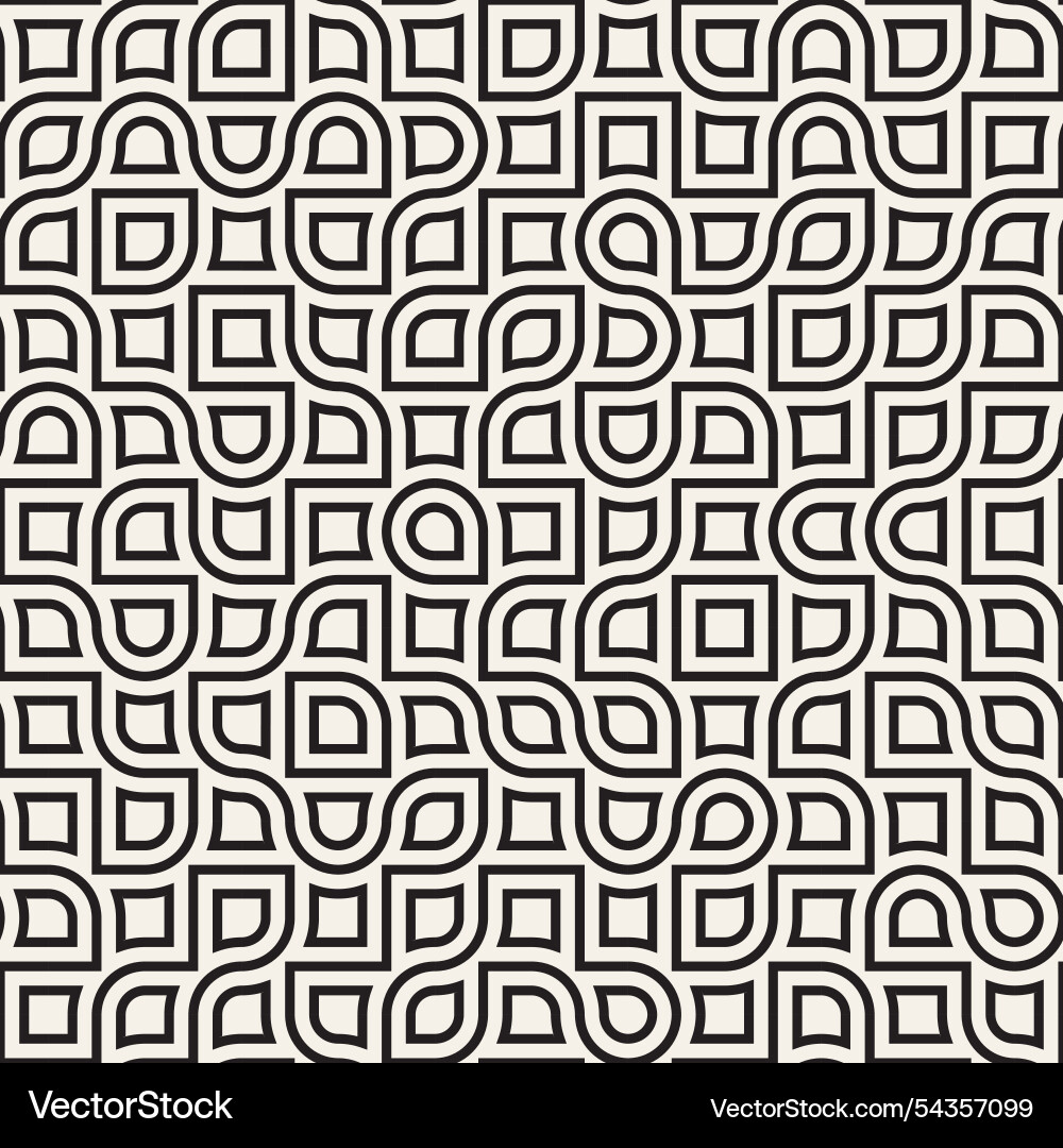 Seamless pattern repeating geometric elements Vector Image