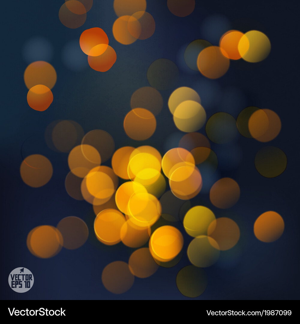 Sparkling Bokeh Lights Background vector image