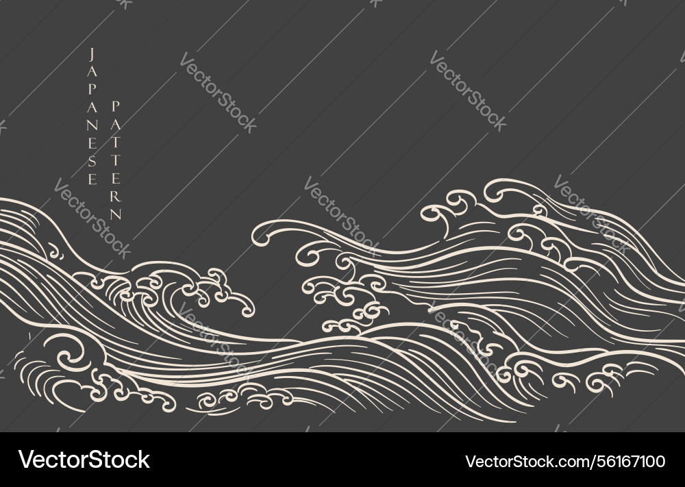 Abstract template with geometric wave pattern Abstract template with geometric wave pattern vector image