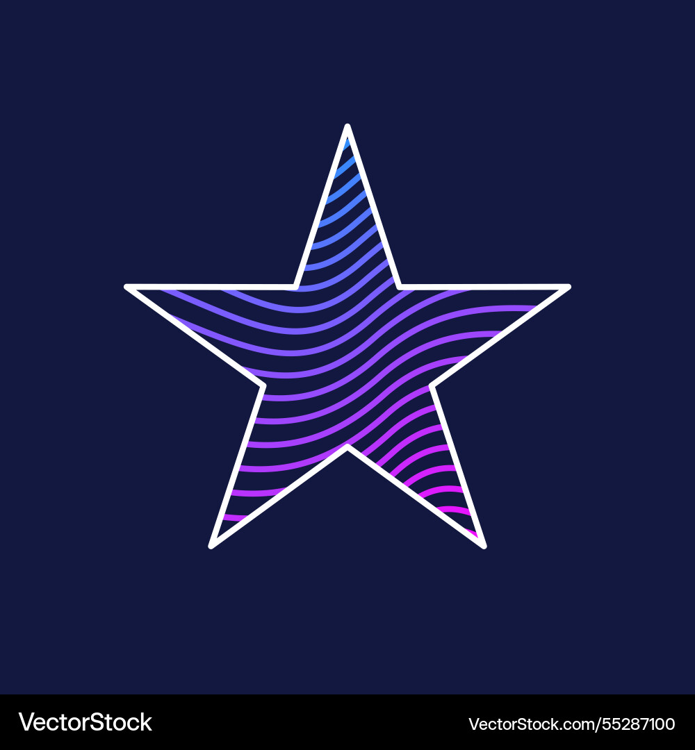 Design element with dynamic lines in flat Design element with dynamic lines in flat vector image