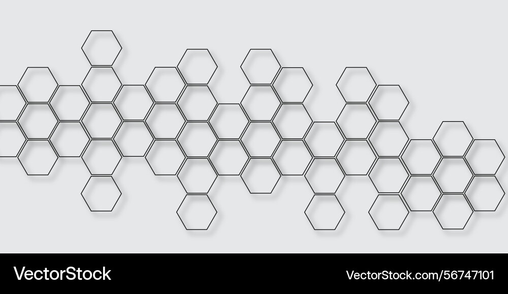 Abstract hexagon background Vector Image