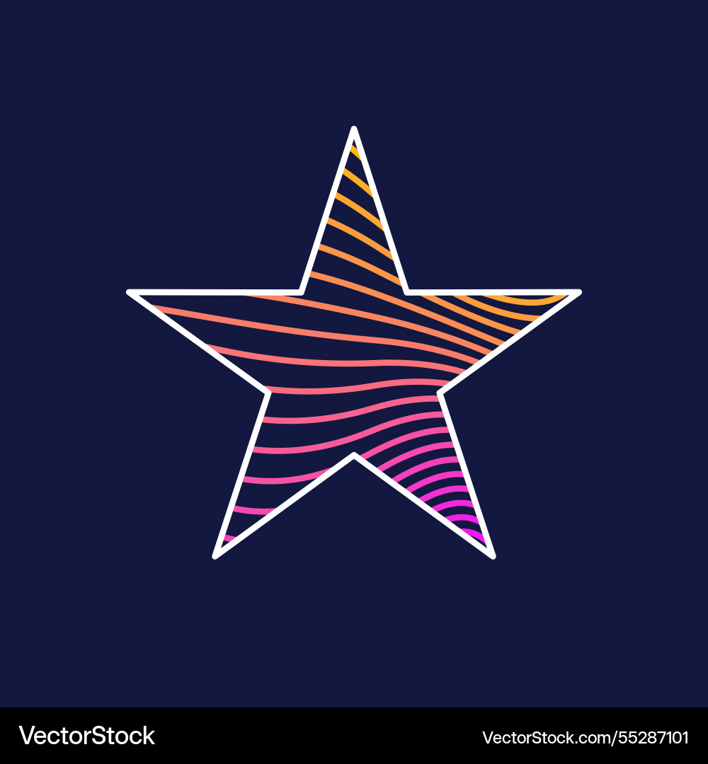 Design element with dynamic lines in flat Design element with dynamic lines in flat Vector Image