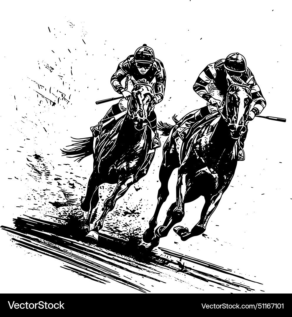 Horse Clipart Black and White Vector Images (over 2,400)
