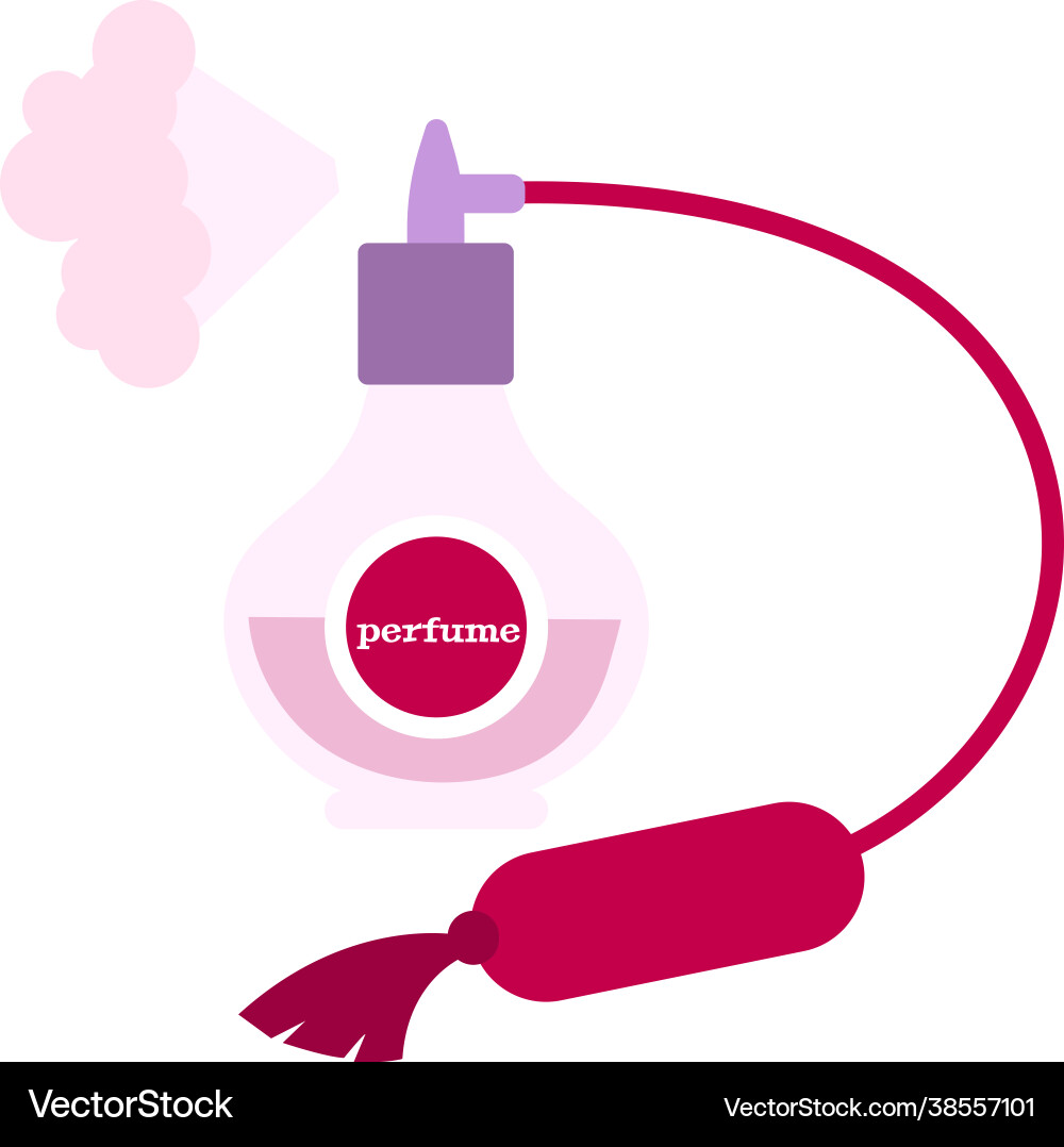 Perfume flat vector image