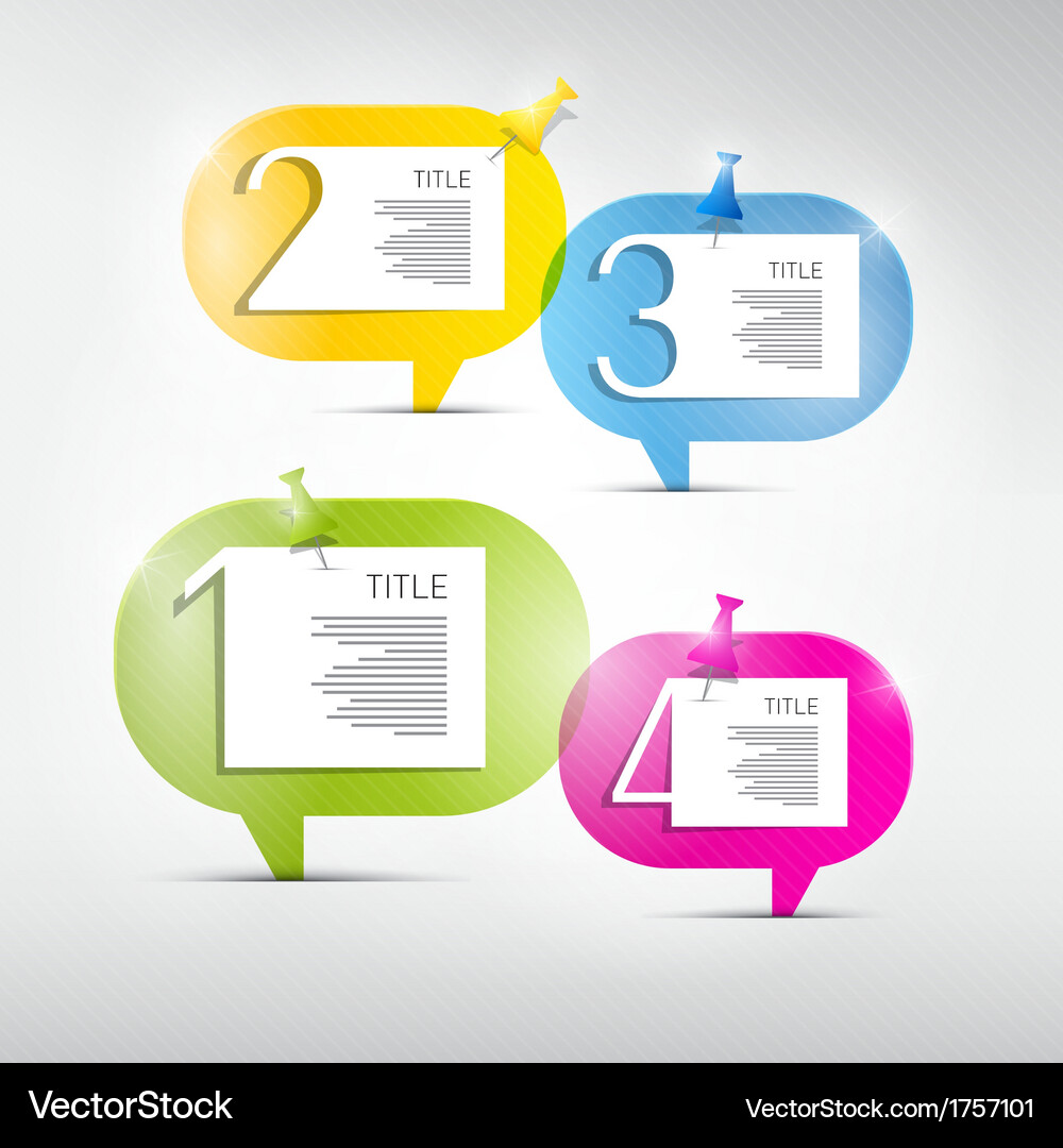 Progress steps for tutorial infographics Vector Image