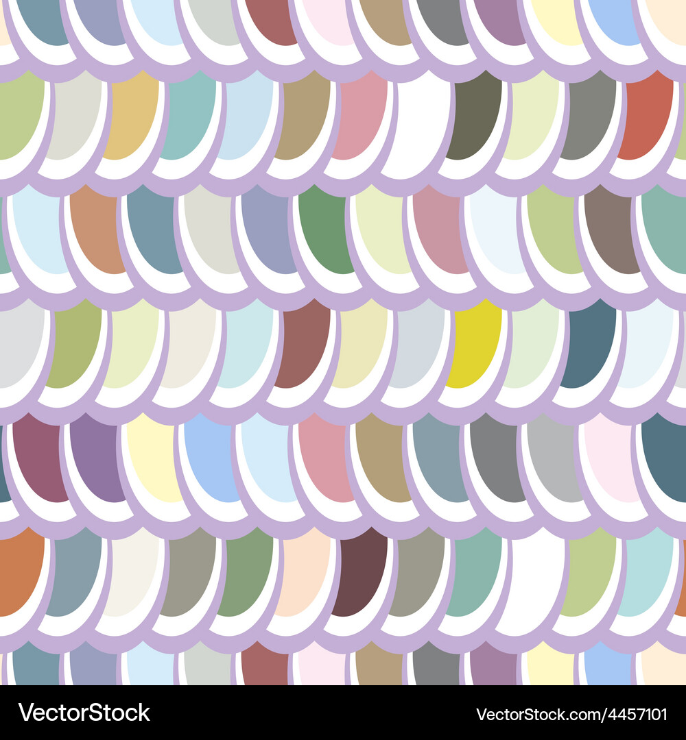 Seamless multicolor elliptical pattern Vector Image