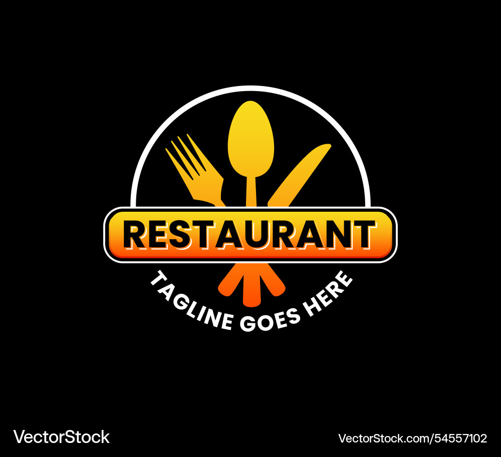 Restaurant Logo Concepts Vector Image