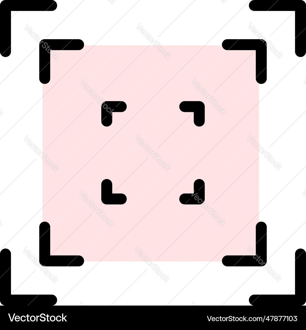 Code scanner icon flat Code scanner icon flat Vector Image