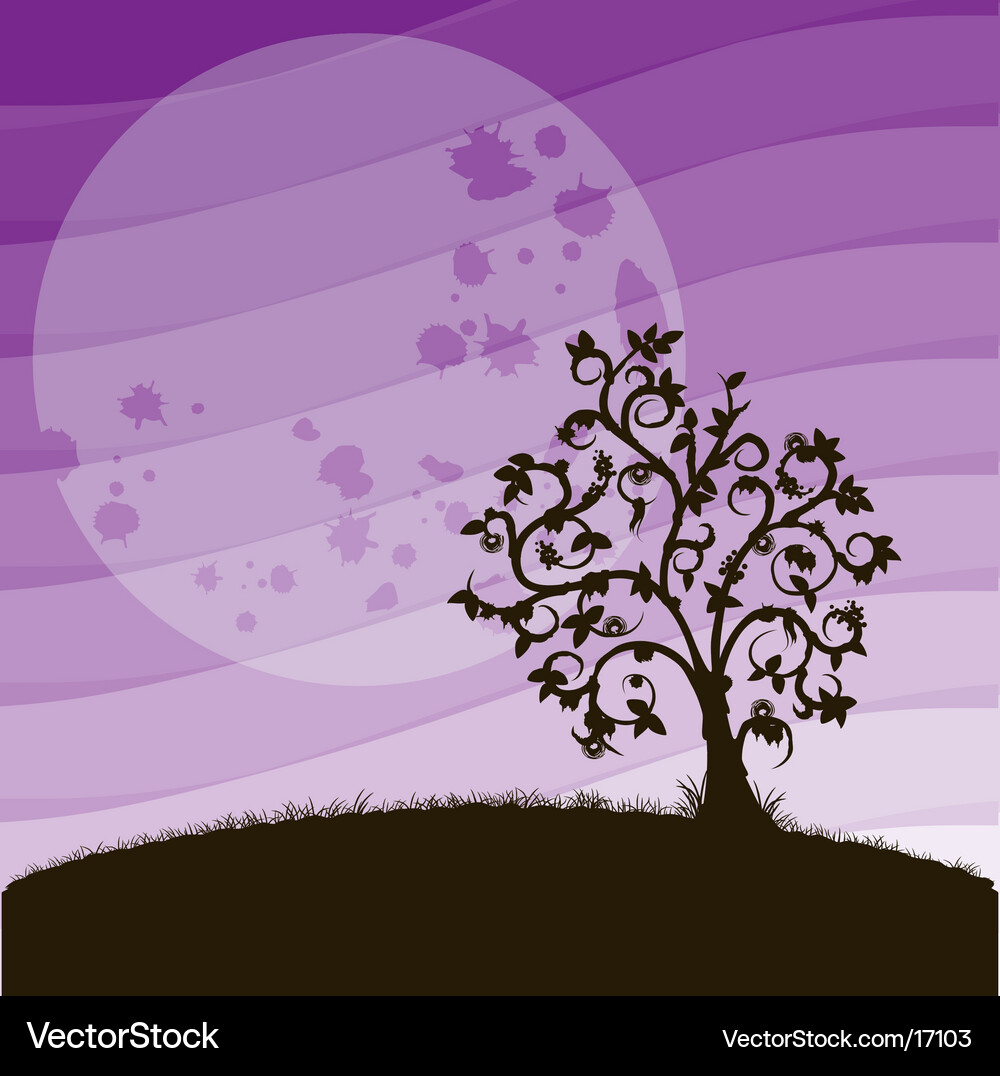 Tree of desolation Vector Image
