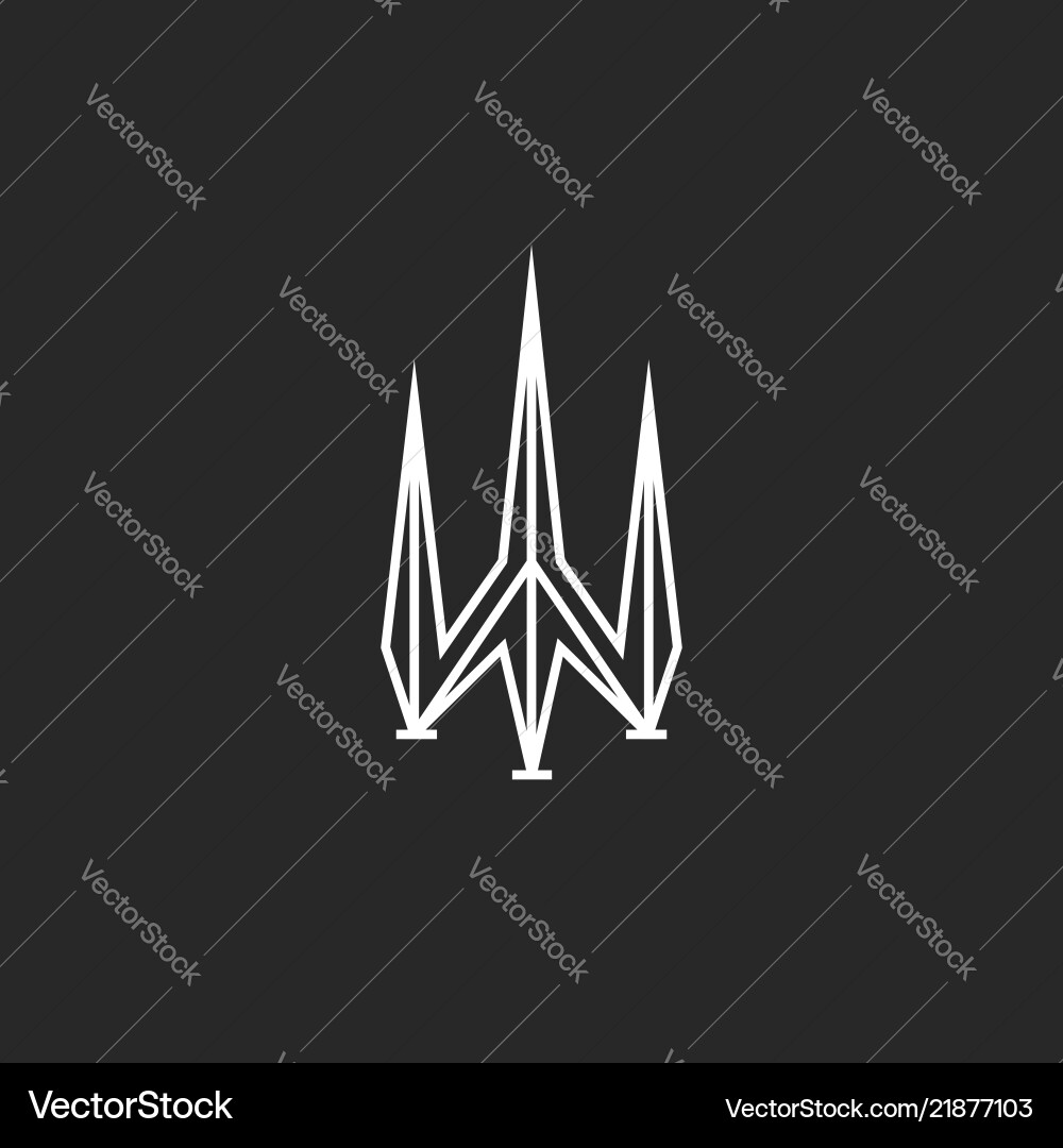 Trident Logo Design Posen Symbol scharfe Form Trident Logo Design Posen Symbol scharfe Form vektorbild