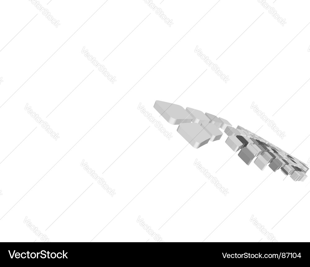 3D Checkered Background Vector Image