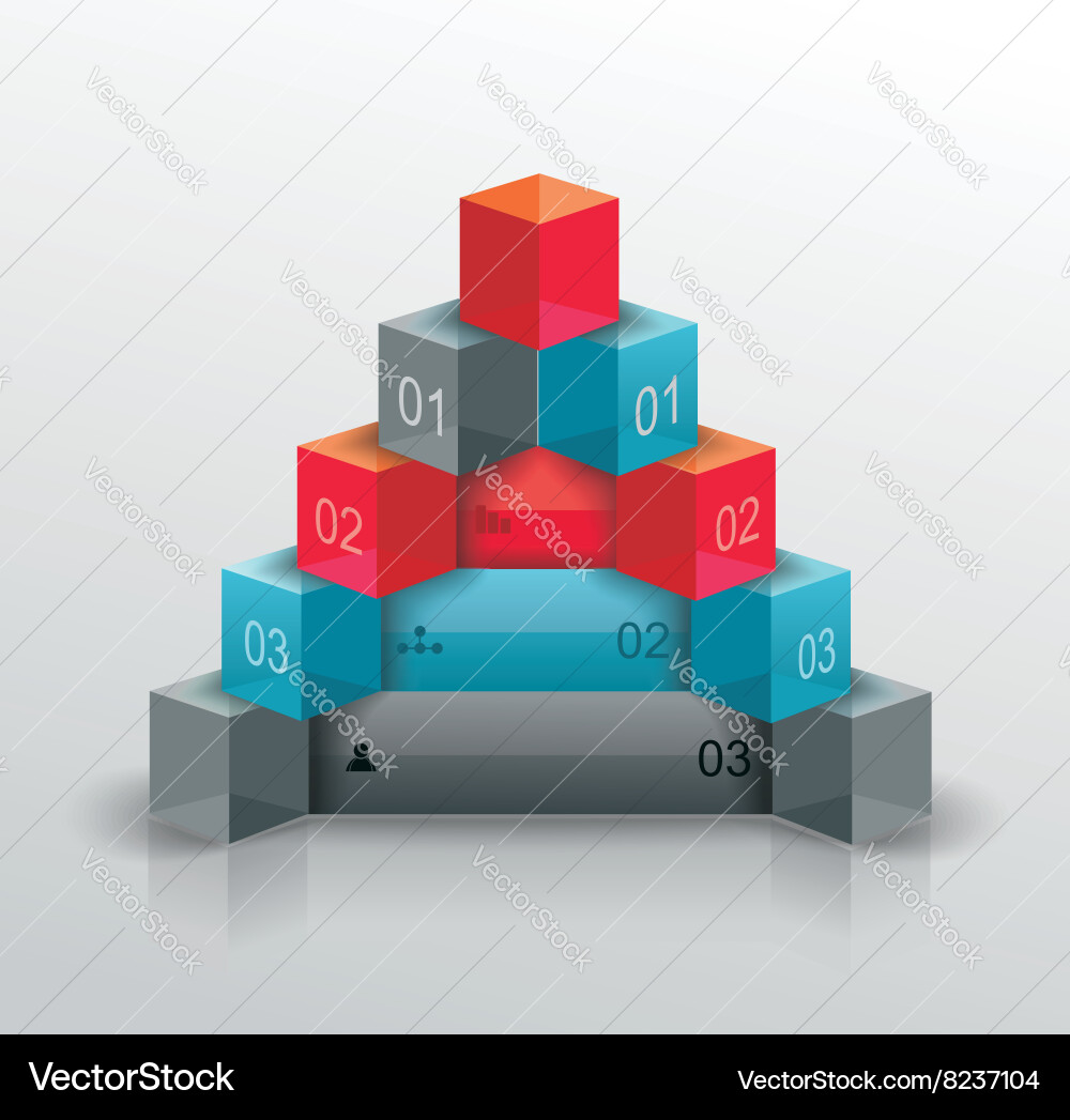 Infographic or web design template Vector Image