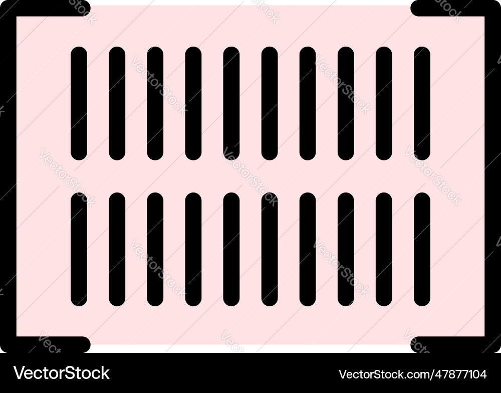 Scan qr code icon flat Scan qr code icon flat vector image
