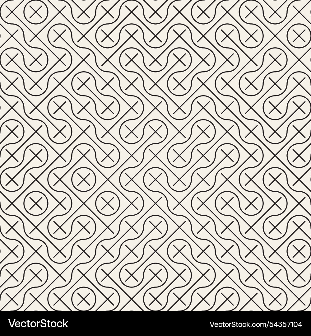 Seamless pattern repeating geometric elements Seamless pattern repeating geometric elements vector image