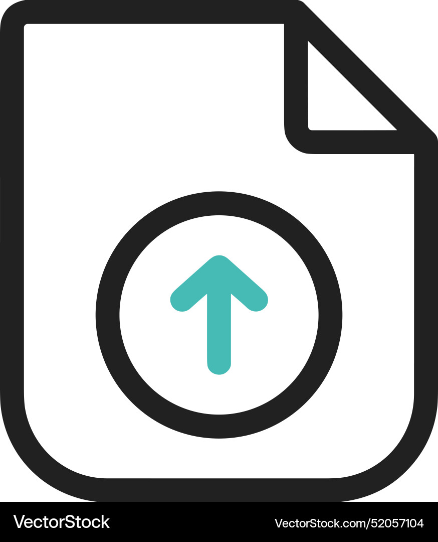 Upload outline icon symbol image Upload outline icon symbol image Vector Image