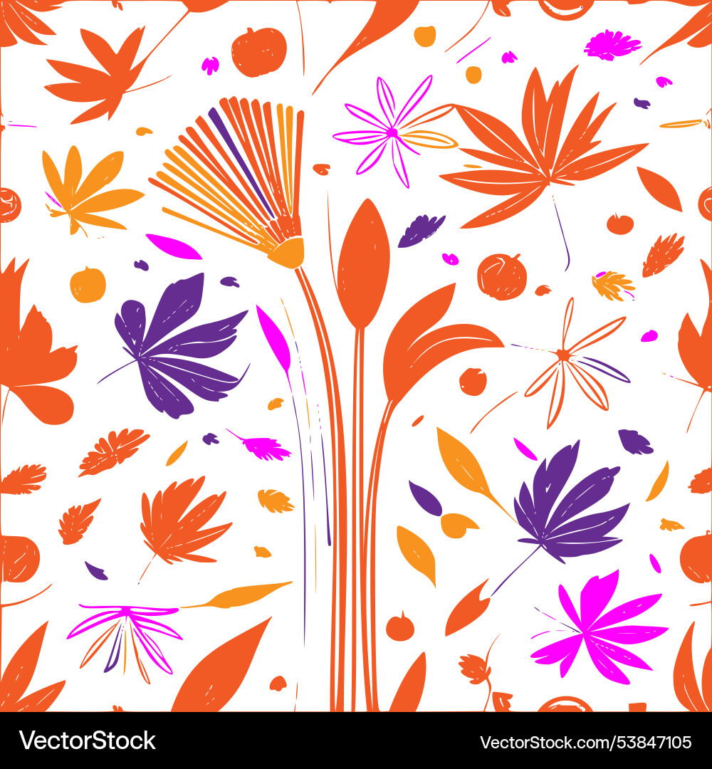 Broomstick abstract pattern seamless Broomstick abstract pattern seamless Vector Image