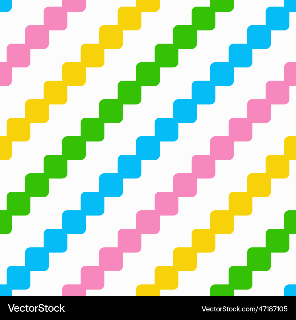 Seamless simple geometric color pattern Seamless simple geometric color pattern vector image